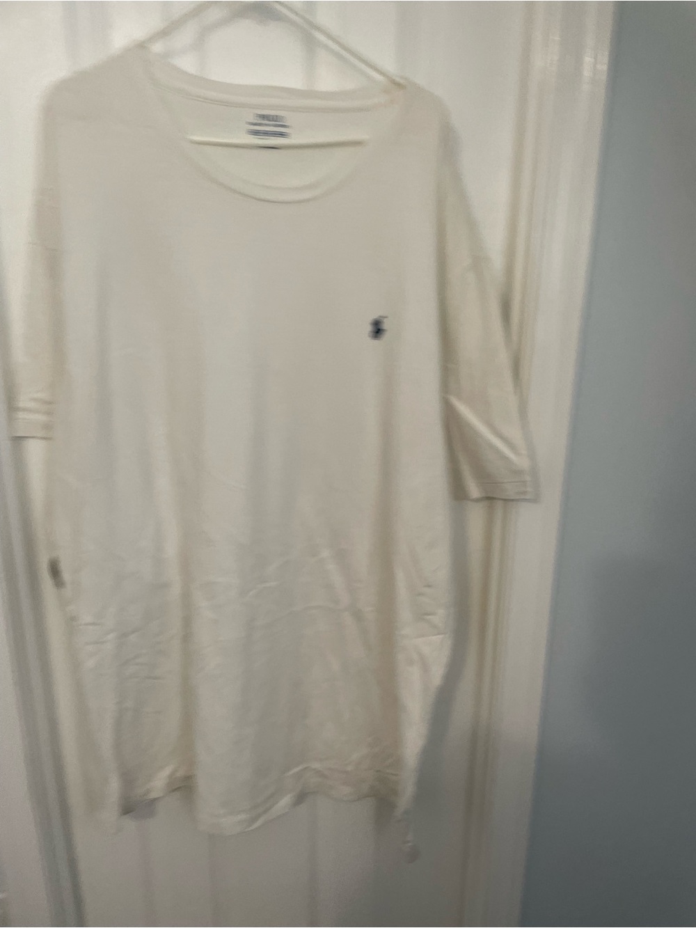 Polo by Ralph Lauren White Short Sleeve Tee with Navy Pony
